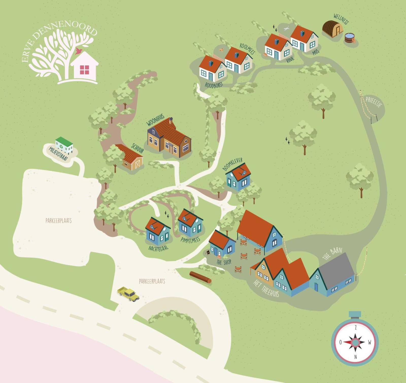 Erve Dennenoord Villa Vasse Екстериор снимка